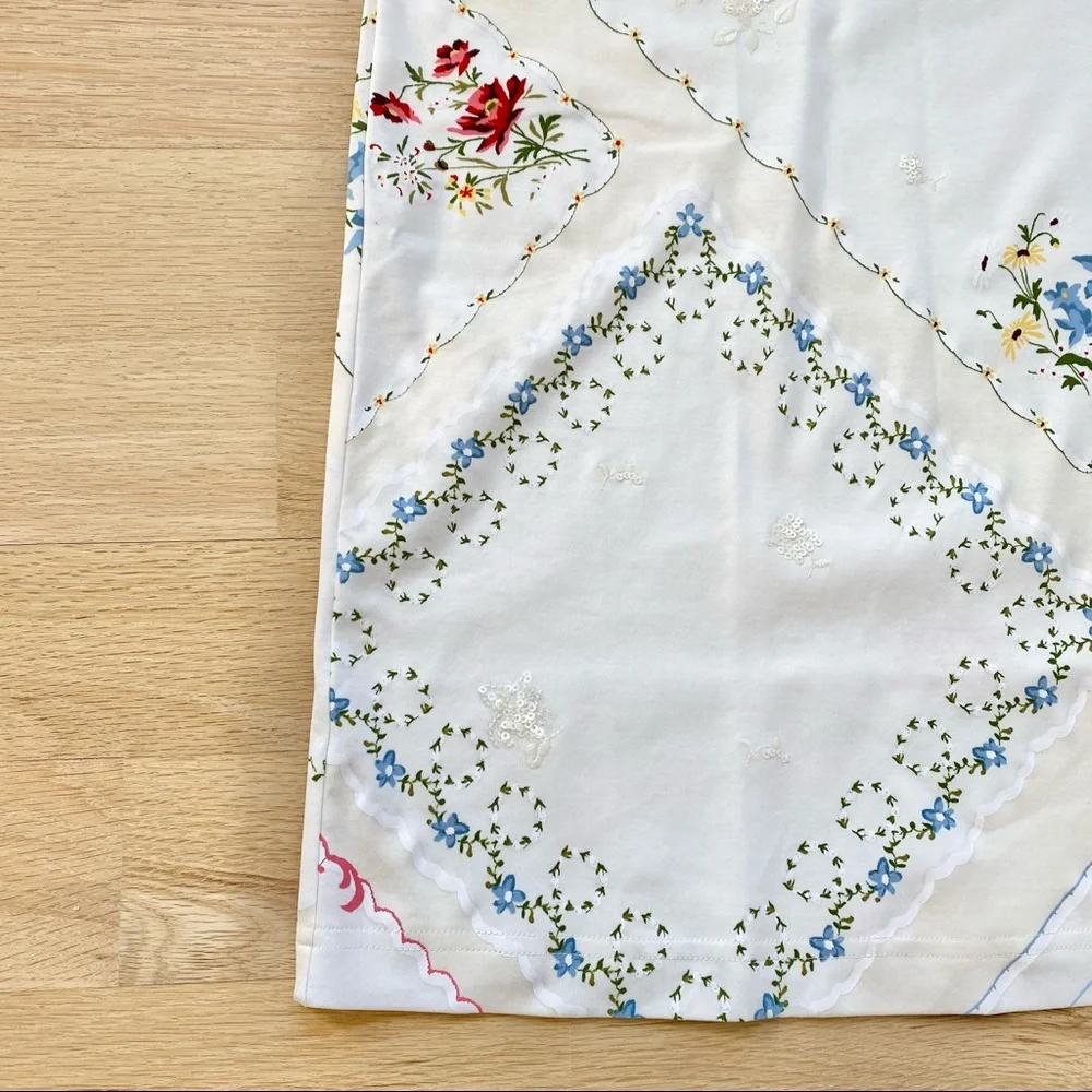 Tory Burch Handkerchief Printed T-shirt Dress - Picture 7 of 7